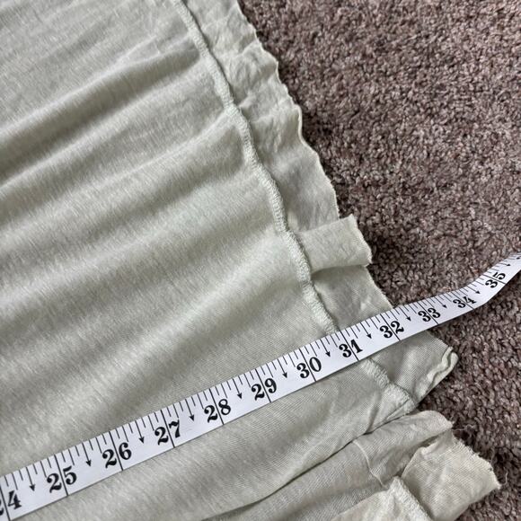 We The Free Ponderosa Tee Sz M Linen Blend Lounge Green - Picture 5 of 10